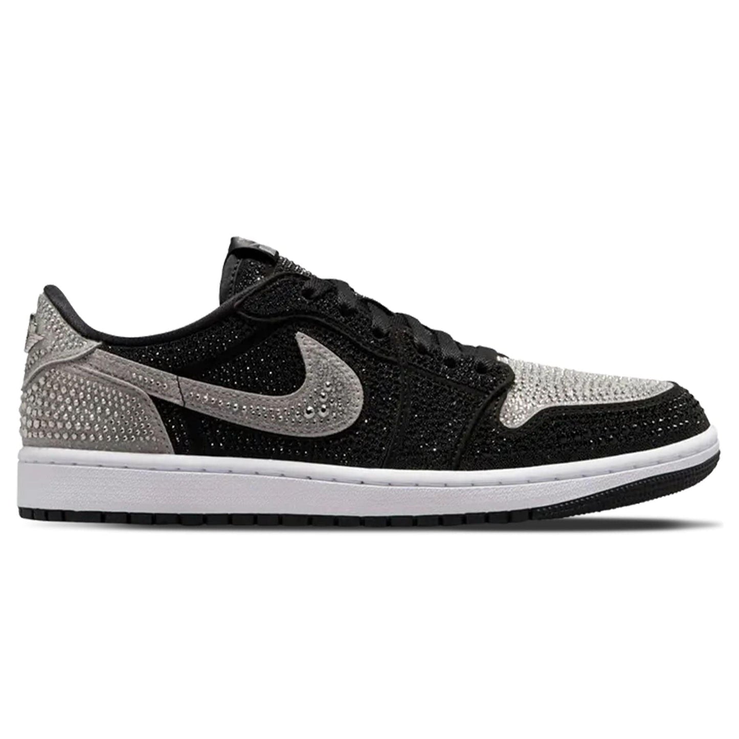Swarovski x Air Jordan 1 Retro Low OG Wmns 'Shadow' — UK 2.5 | EU 35.5 | US 5 — Side View