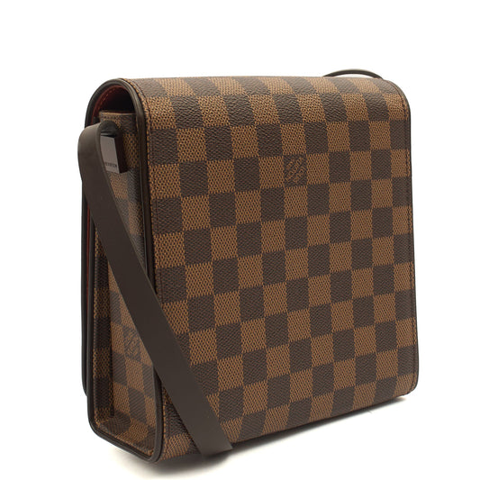 Louis Vuitton Shoulder Bag Tribeca Long Bag in Damier, Canvas — Side View