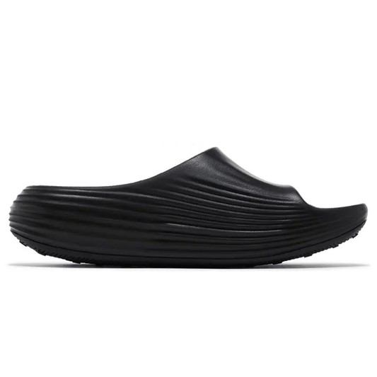Nike ReactX Rejuven8 Slide 'Triple Black' — UK 3 | EU 35.5 | US 3.5 — Side View