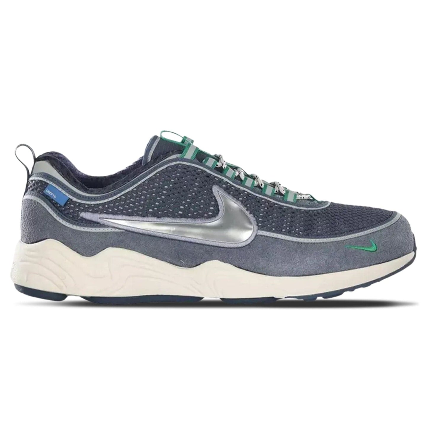 Undefeated x Nike Air Zoom Spiridon SP 'Thunder Blue' — UK 3 | EU 35.5 | US 3.5 — Side View