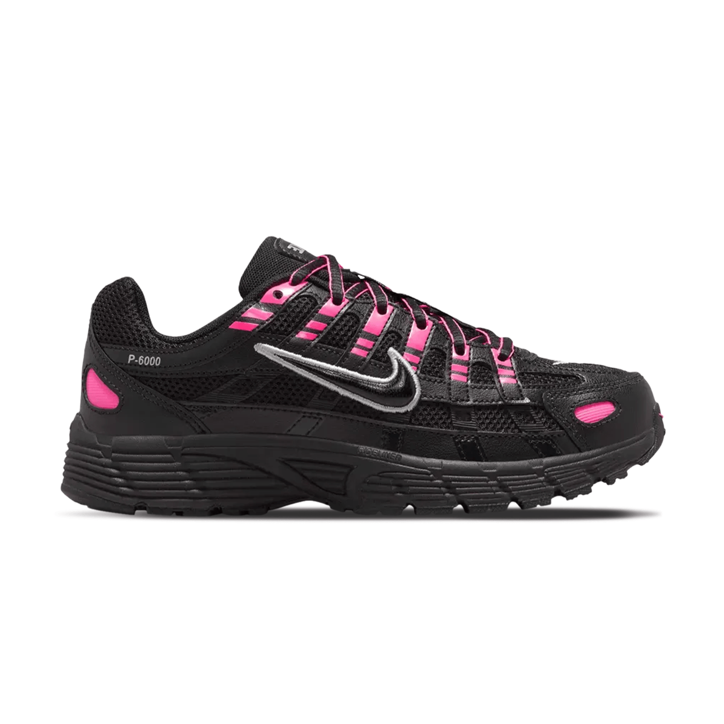 Nike P-6000 GS 'Black Pink Blast' — UK 13.5 | EU 32 | US 1Y — Side View