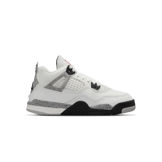Air Jordan 4 Retro OG PS 'White Cement' 2025 — UK 10C | EU 27.5 | US 10.5C — Side View