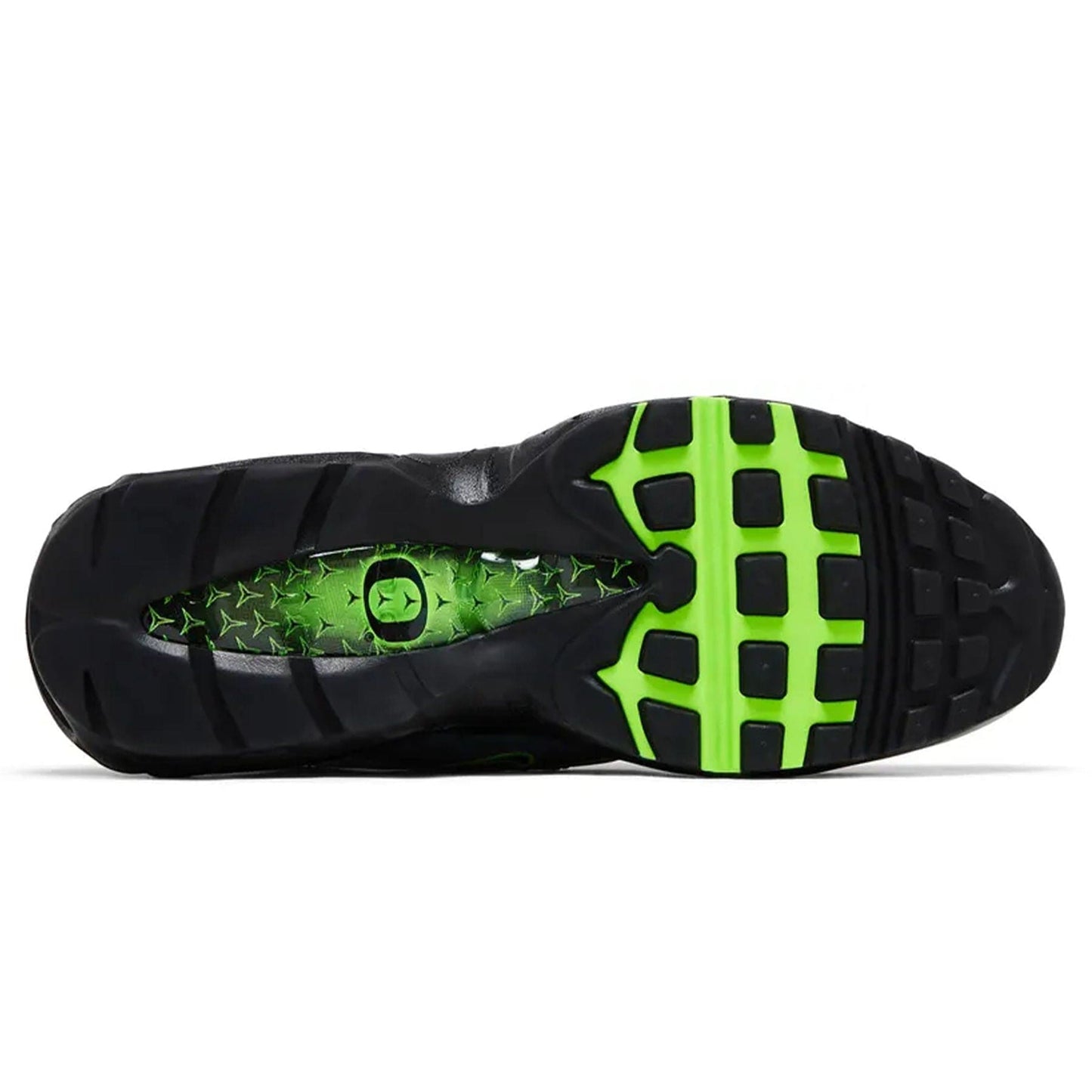 Nike Air Max 95/97 'University of Oregon - Lightning' PE — UK 3 | EU 35.5 | US 3.5 — Detail View