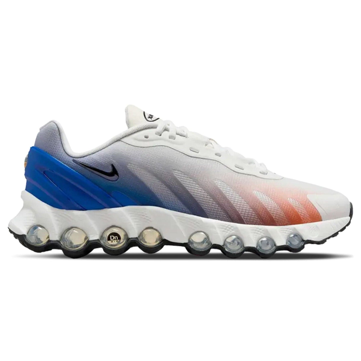 Nike Air Max DN8 'Safety Orange Game Royal' — UK 3 | EU 35.5 | US 3.5 — Side View