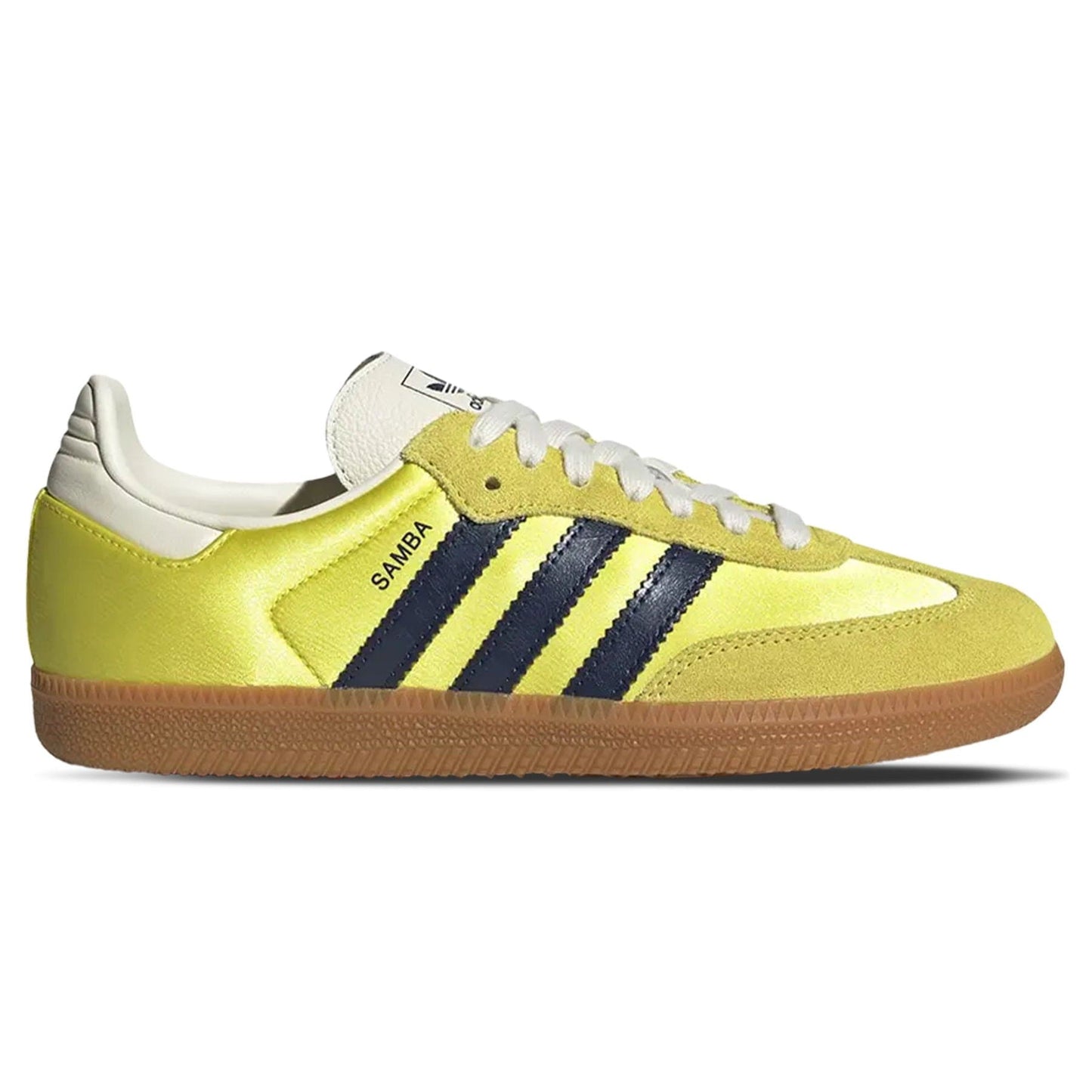 Adidas Samba OG Wmns 'Shock Yellow Night Indigo' — UK 3.5 | EU 36 | US 5.5 — Side View