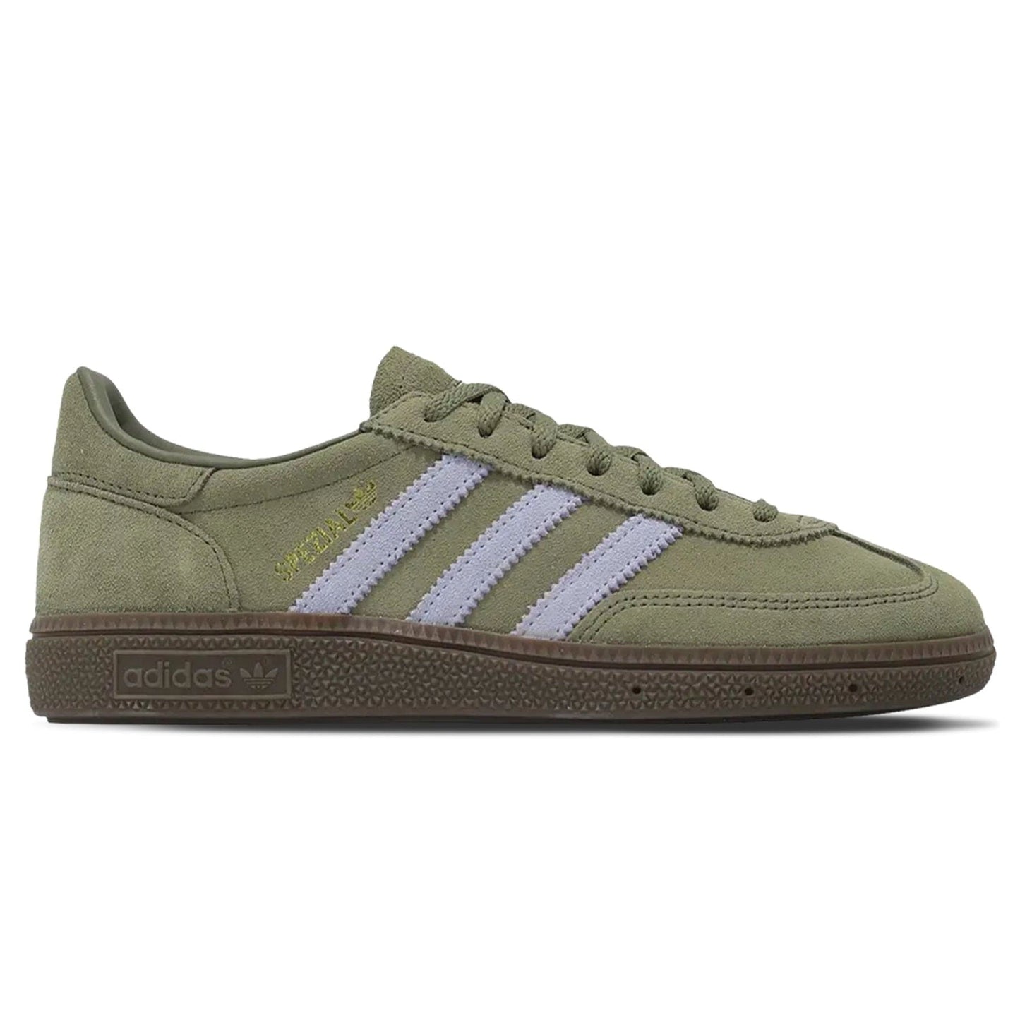 adidas Handball Spezial Wmns 'Focus Olive Violet Tone' — UK 3.5 | EU 36 | US 5.5 — Side View