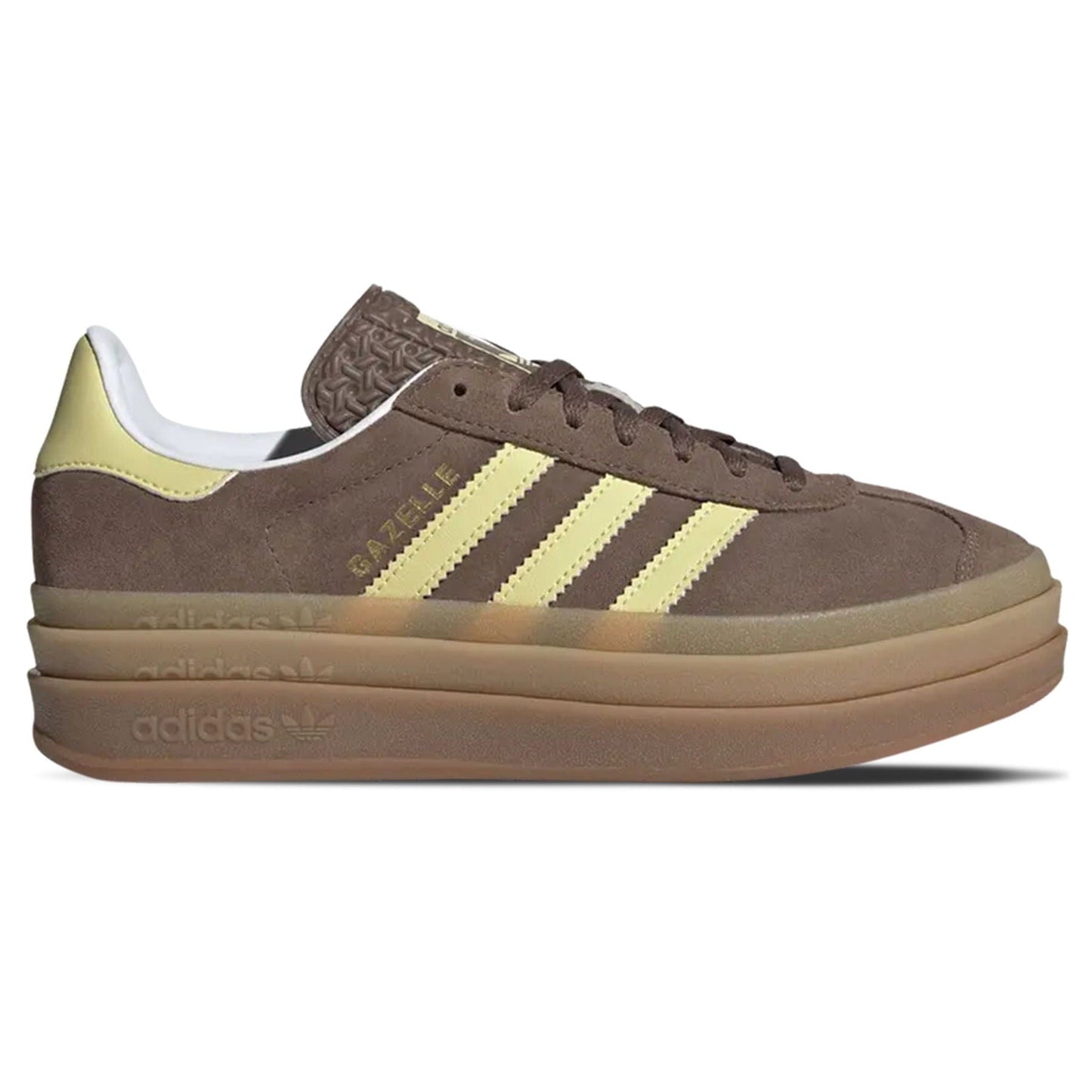 adidas Gazelle Bold Wmns 'Earth Strata Powder Yellow' — UK 3.5 | EU 36 | US 4 — Side View