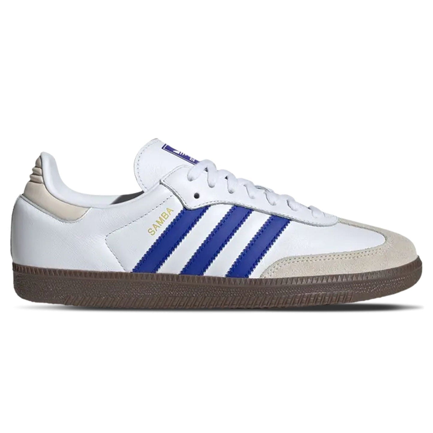 adidas Samba OG 'White Lucid Blue Gum' — UK 3.5 | EU 36 | US 4 — Side View