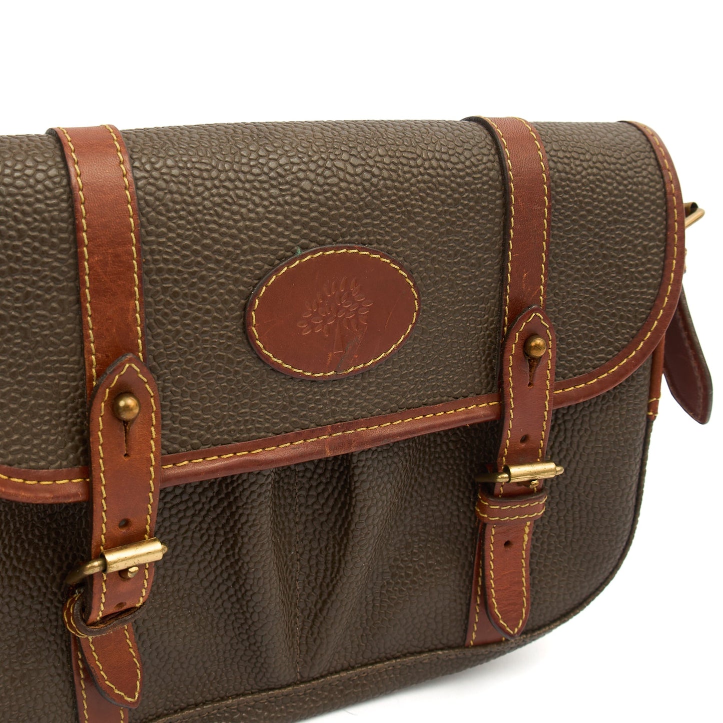 Mulberry Cross Body Vintage Messenger in Green, Scotchgrain — Alternate View 18