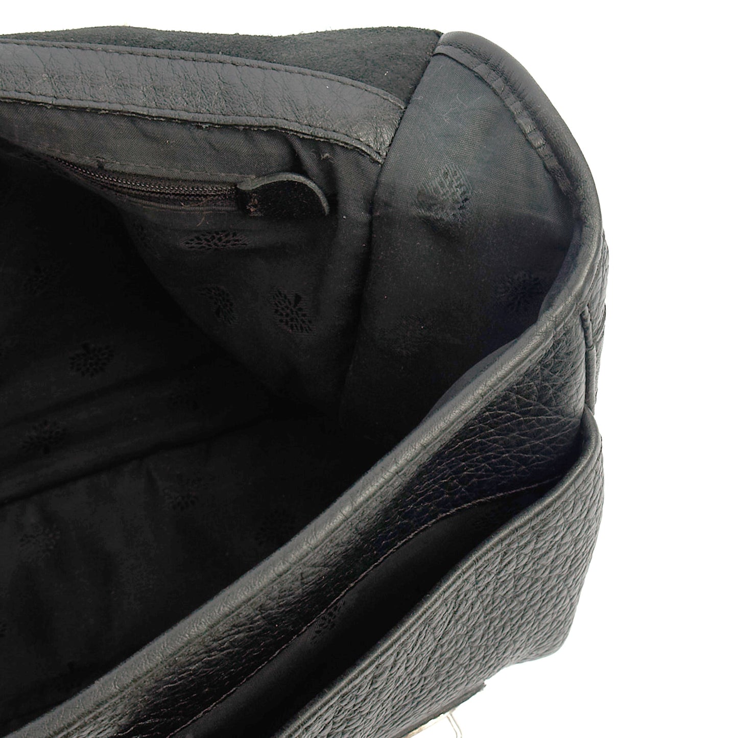 Mulberry Top Handle Trout in Black, Calfskin Leather — Alternate View 7
