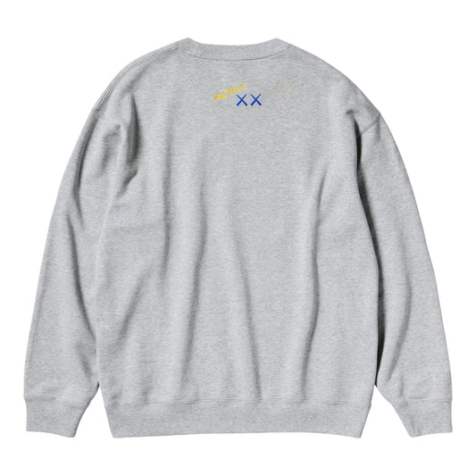 KAWS x Warhol x UNIQLO UT Graphic Sweatshirt 'Grey' — XXS — Side View