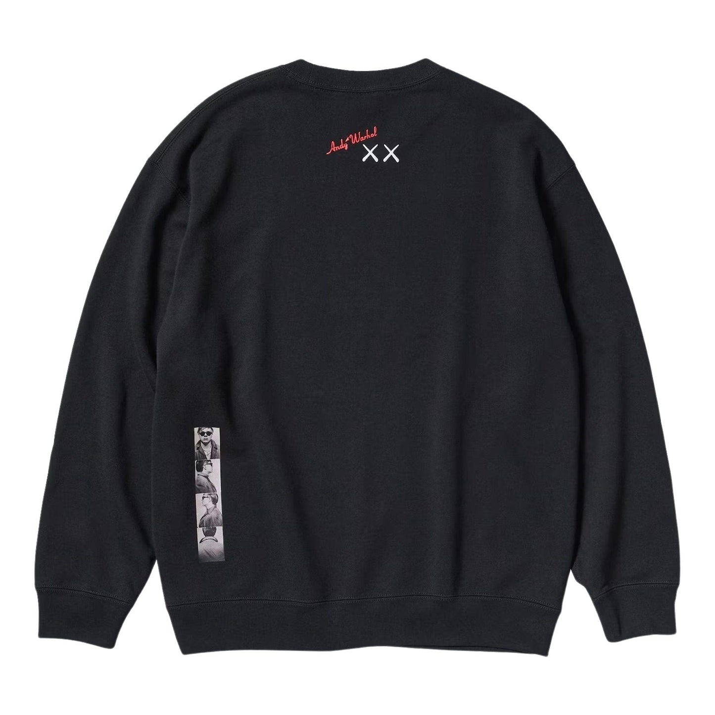 KAWS x Warhol x UNIQLO UT Graphic Sweatshirt 'Black' — XXS — Side View