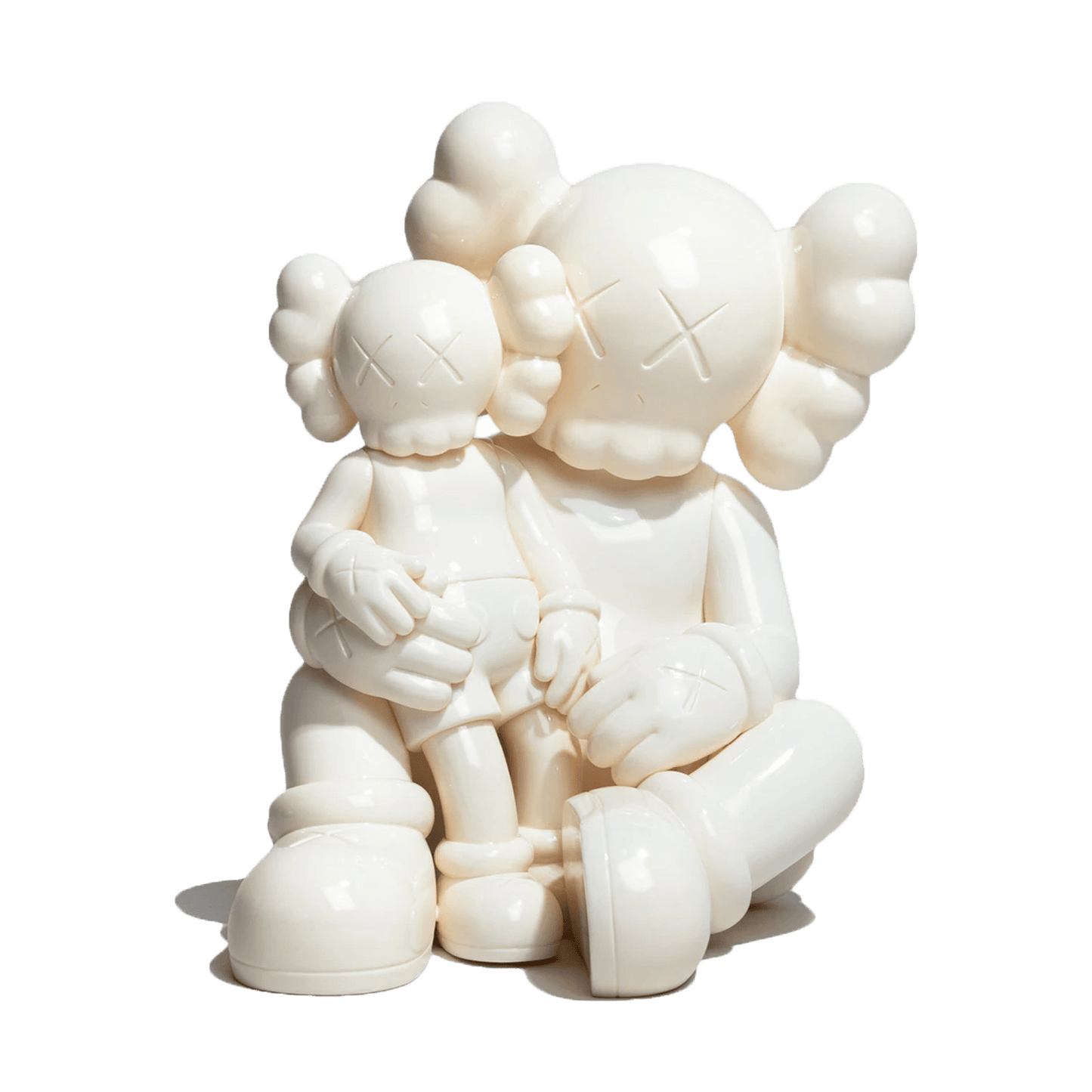 KAWS Holiday Changbai Mountain Vinyl Figure Snowy White — Front View