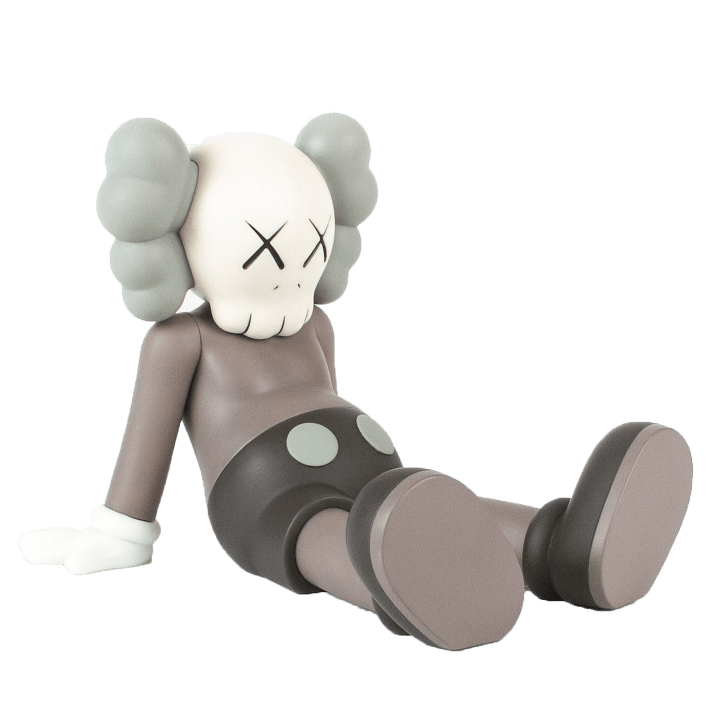 KAWS Holiday Taipei Vinyl Figure Brown — Front View