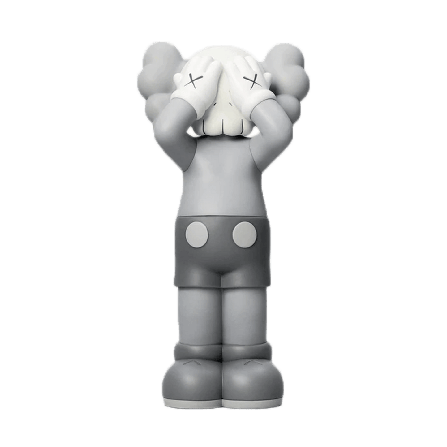 KAWS Holiday UK Vinyl Figure Grey — Front View