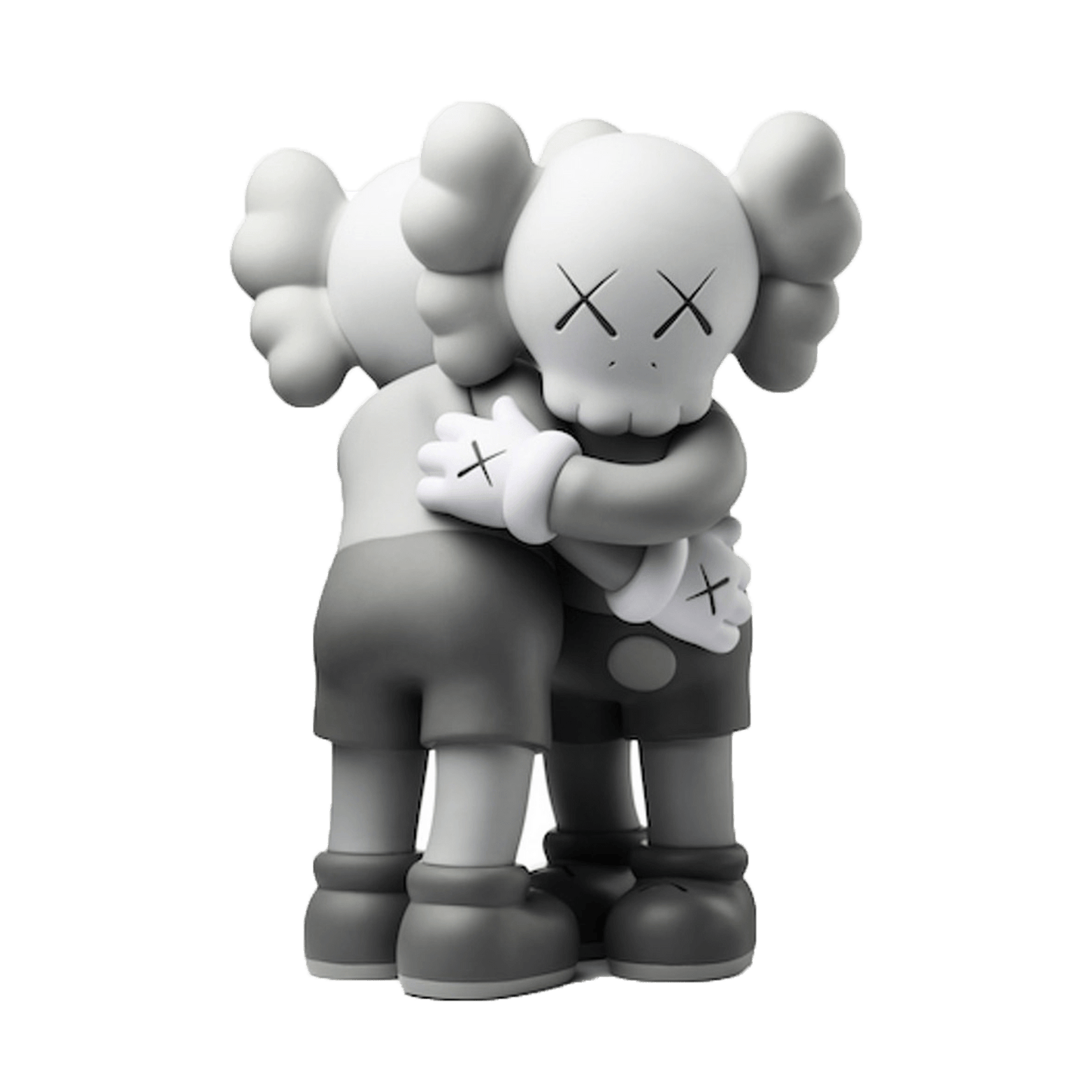 KAWS Together Vinyl Figure Grey — Front View