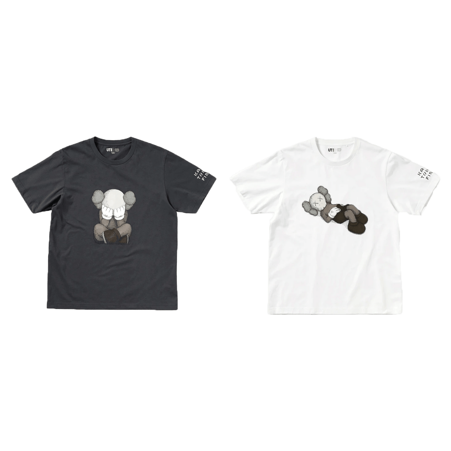 KAWS x Uniqlo Tokyo First Tee (Japanese Sizing) Graphic Tee Set 1 — XXS — Front View