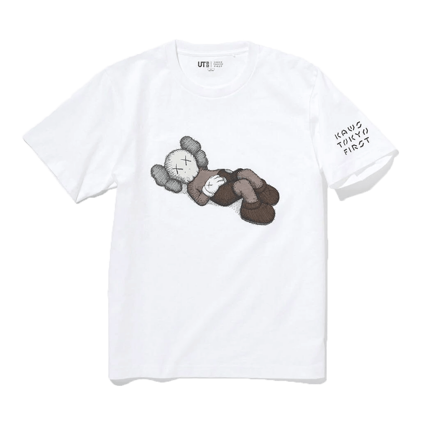 KAWS x Uniqlo Tokyo First Tee (Japanese Sizing) White — XXS — Front View