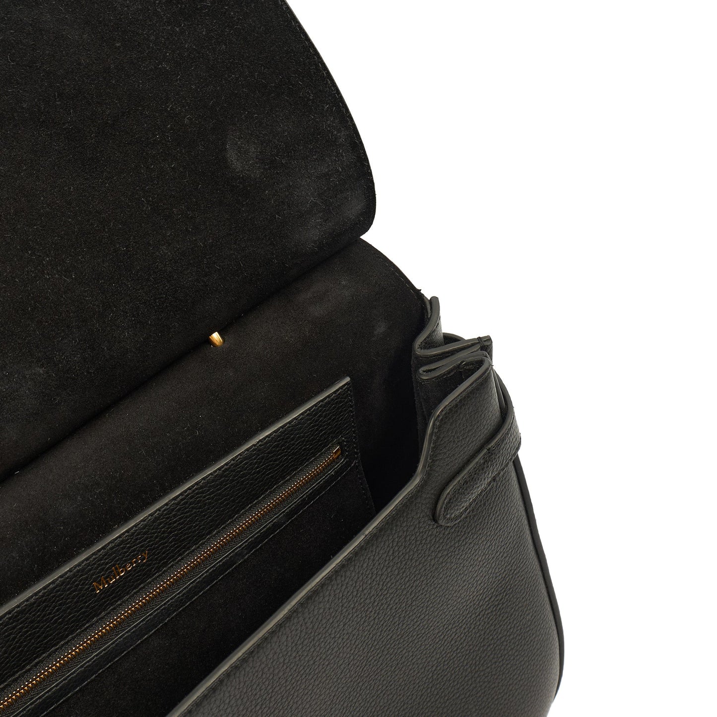 Mulberry Cross Body Amberley in Black, Calfskin Leather — Alternate View 8