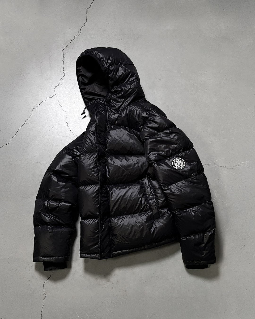 Legende Paris Lightweight Puffer - Black — XS — Top View
