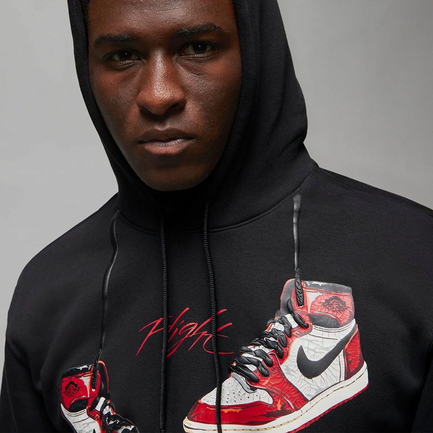 Air Jordan Hoodie 'Chicago Lost & Found' — XXS — Detail View