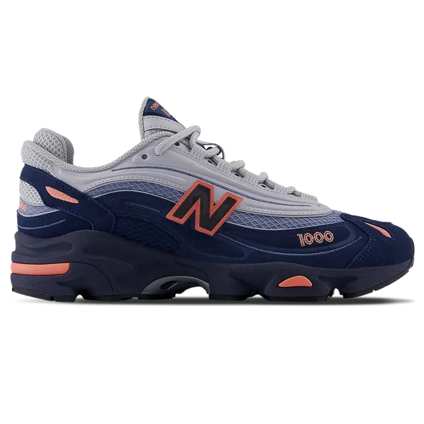 New Balance 1000 'Nautical Coral' Footlocker Exclusive — UK 3.5 | EU 36 | US 4 — Side View
