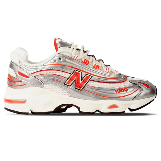 thisisneverthat x New Balance 1000 'Metallic Silver Red' — UK 3.5 | EU 36 | US 4 — Side View