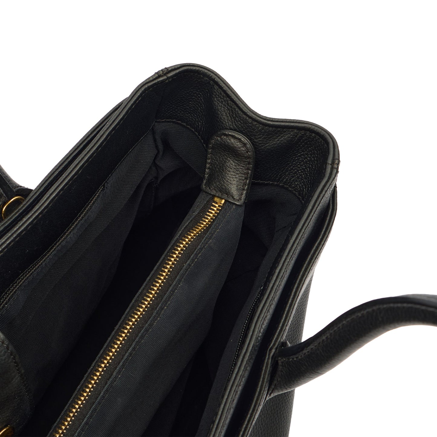 Chanel Tote Executive Shopper Tote in Black, Calfskin Leather — Alternate View 27