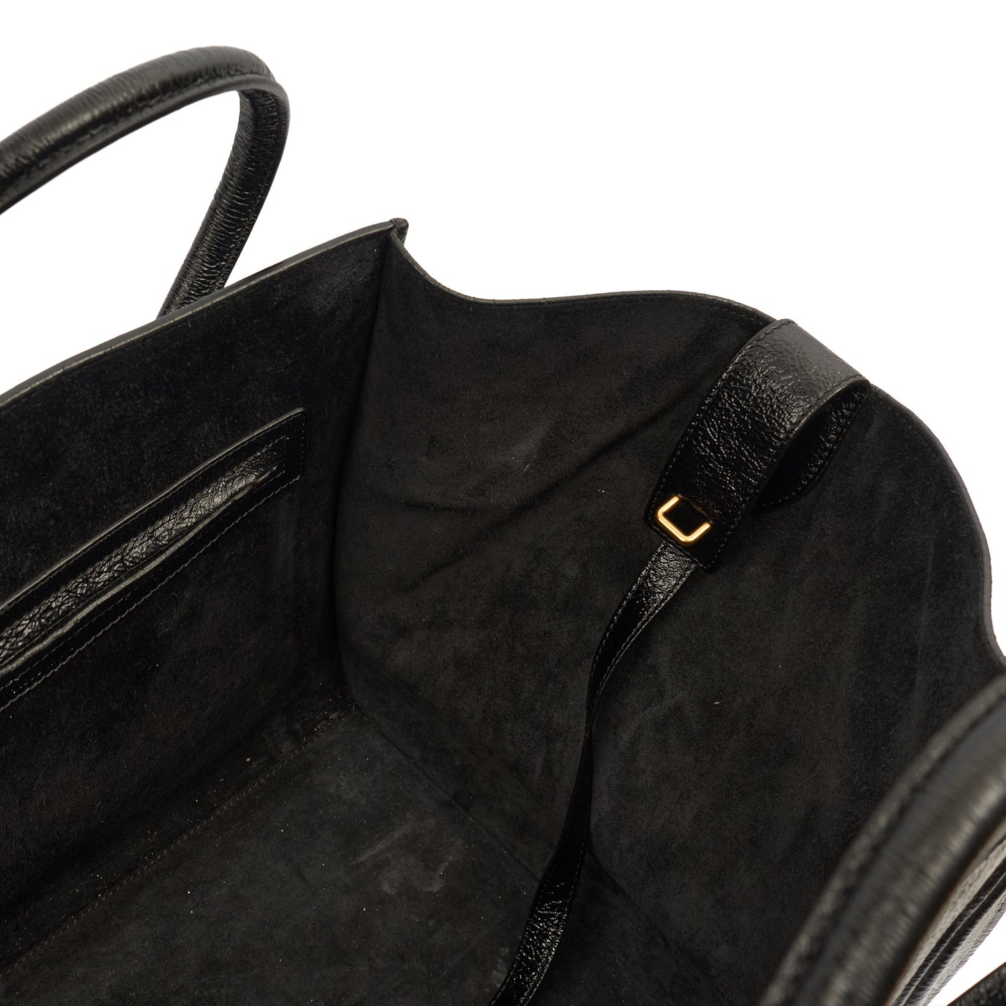 Celine Tote Luggage - Medium in Black, Patent Leather — Alternate View 13