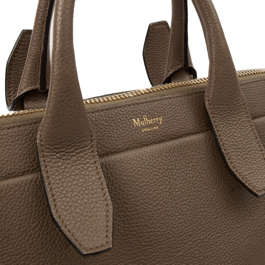 Mulberry Tote Colville in Clay, Calfskin Leather — Side View