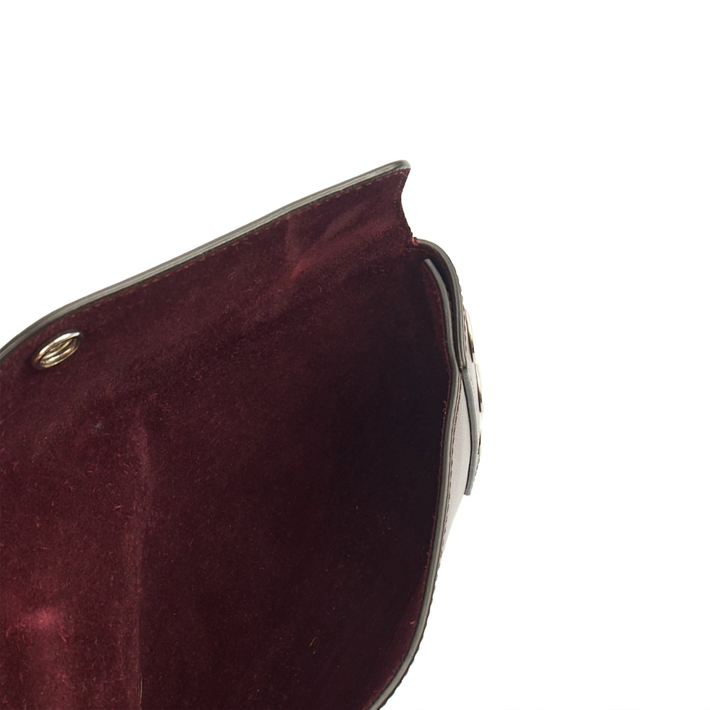 Mulberry Clutch Studded Pouch in Oxblood, Leather — Alternate View 14