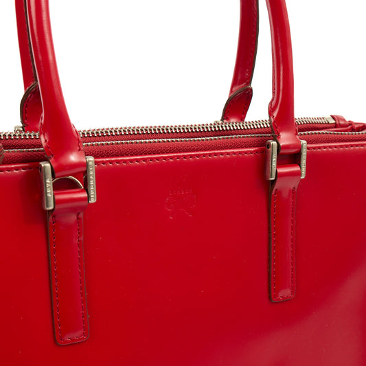 Anya Hindmarch Tote Ebury Tote in Red, Leather — Side View