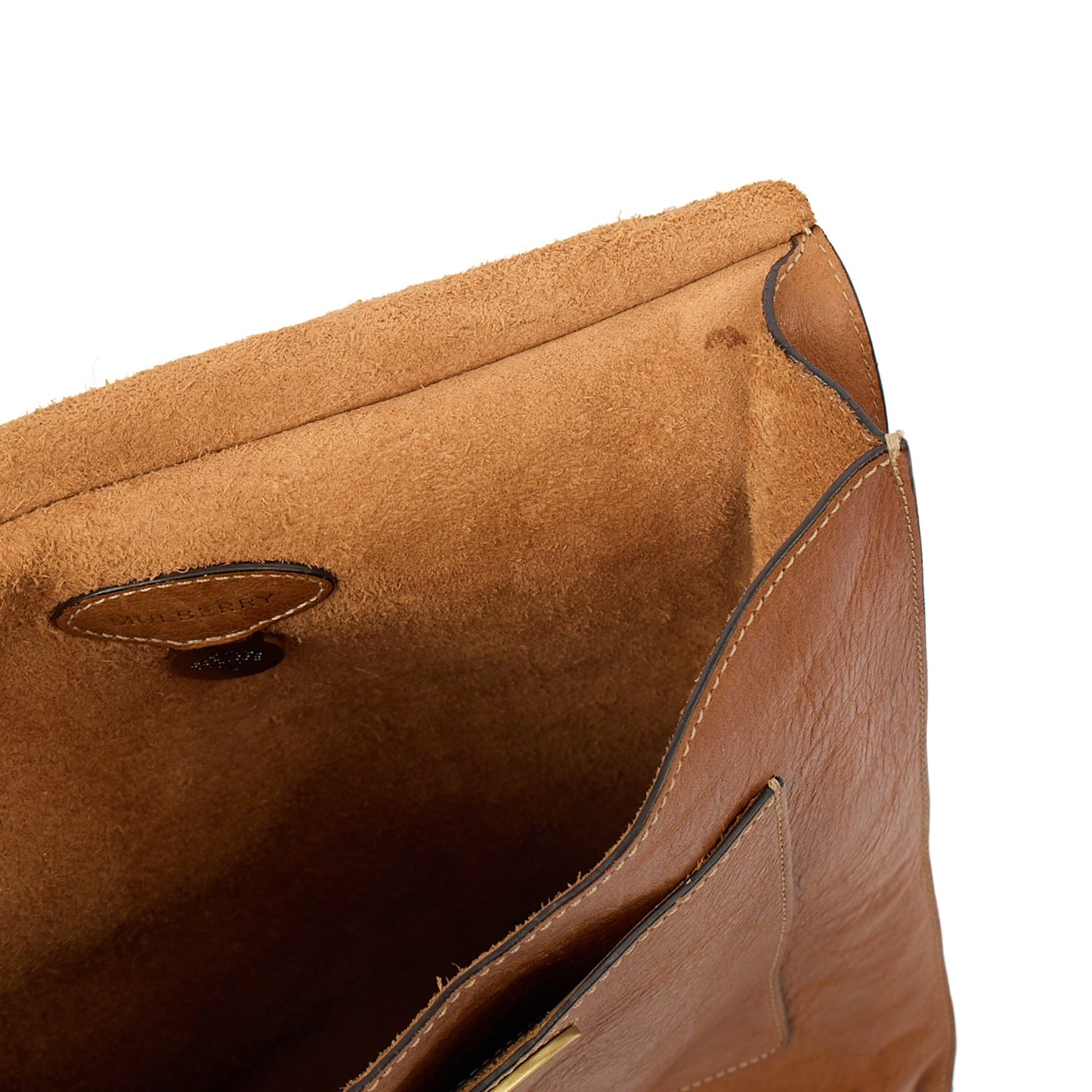 Mulberry Cross Body Antony - Large in Oak, Calfskin Leather — Alternate View 7