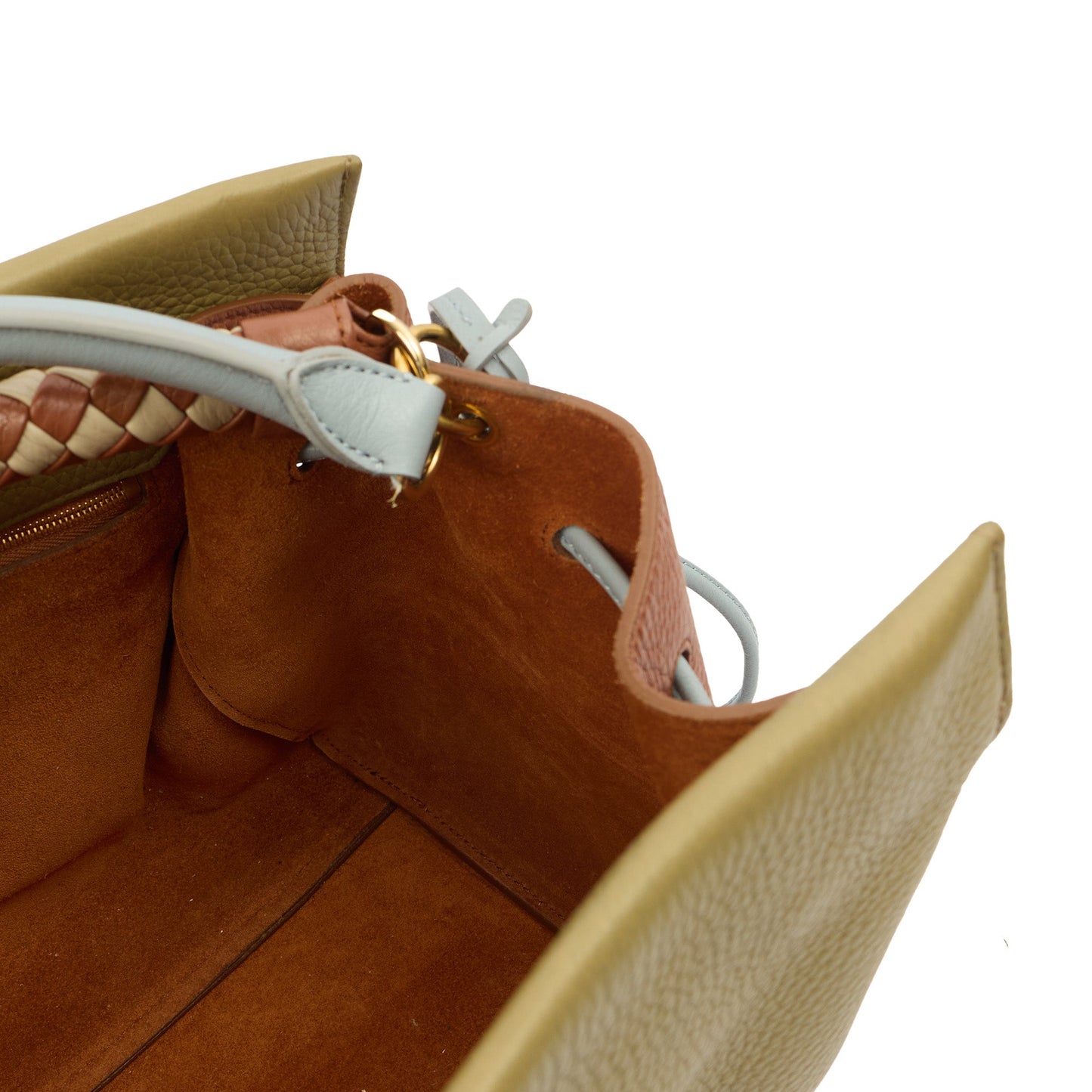 Mulberry Tote Iris - Large in Green and Oak, Calfskin Leather — Alternate View 21