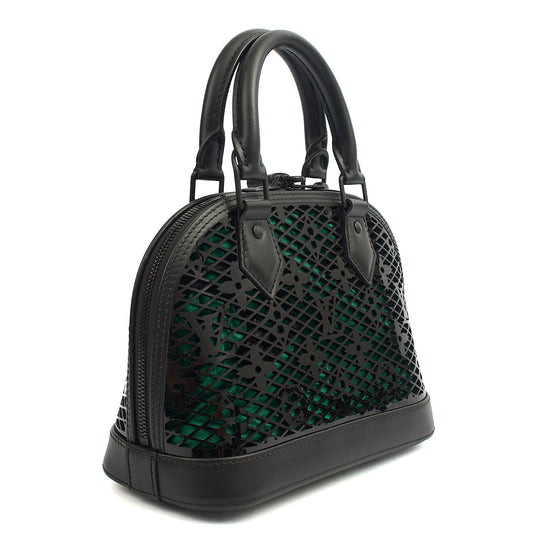 Louis Vuitton Cross Body Alma BB in Black, Leather — Side View