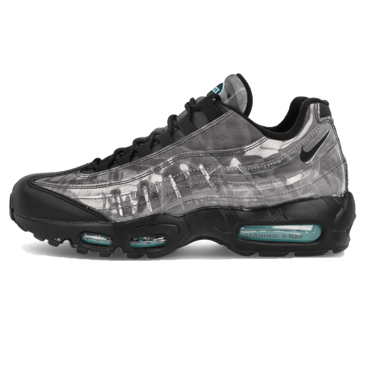 Nike Air Max 95 'Black Aurora Green' — UK 3 | EU 35.5 | US 3.5 — Front View