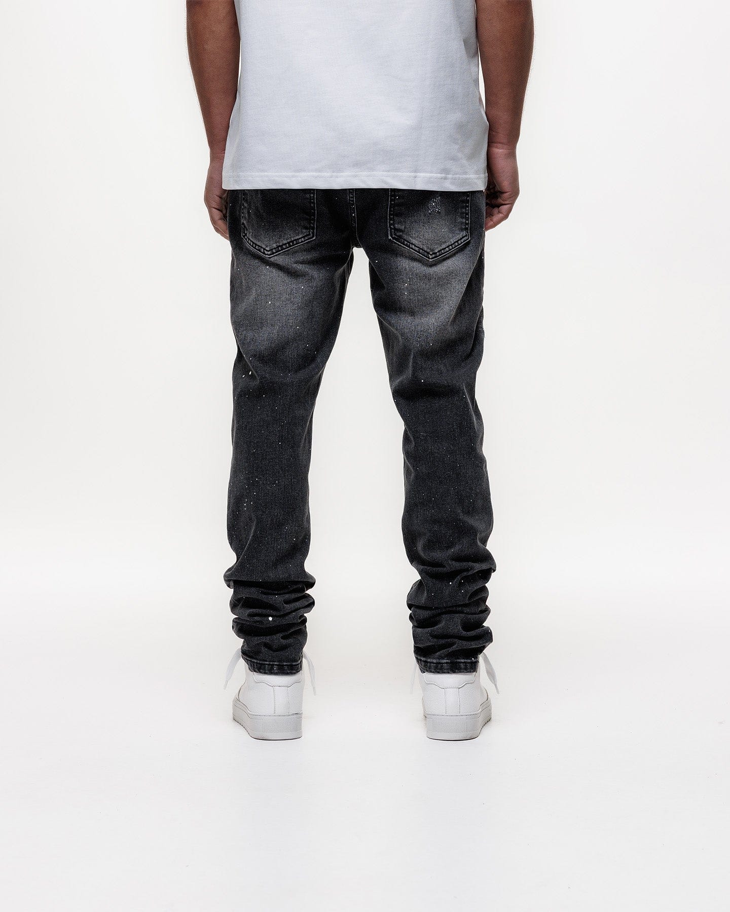 Magiri Ombre Slim Jeans 'Black' — Black — Size 28 — Lifestyle View