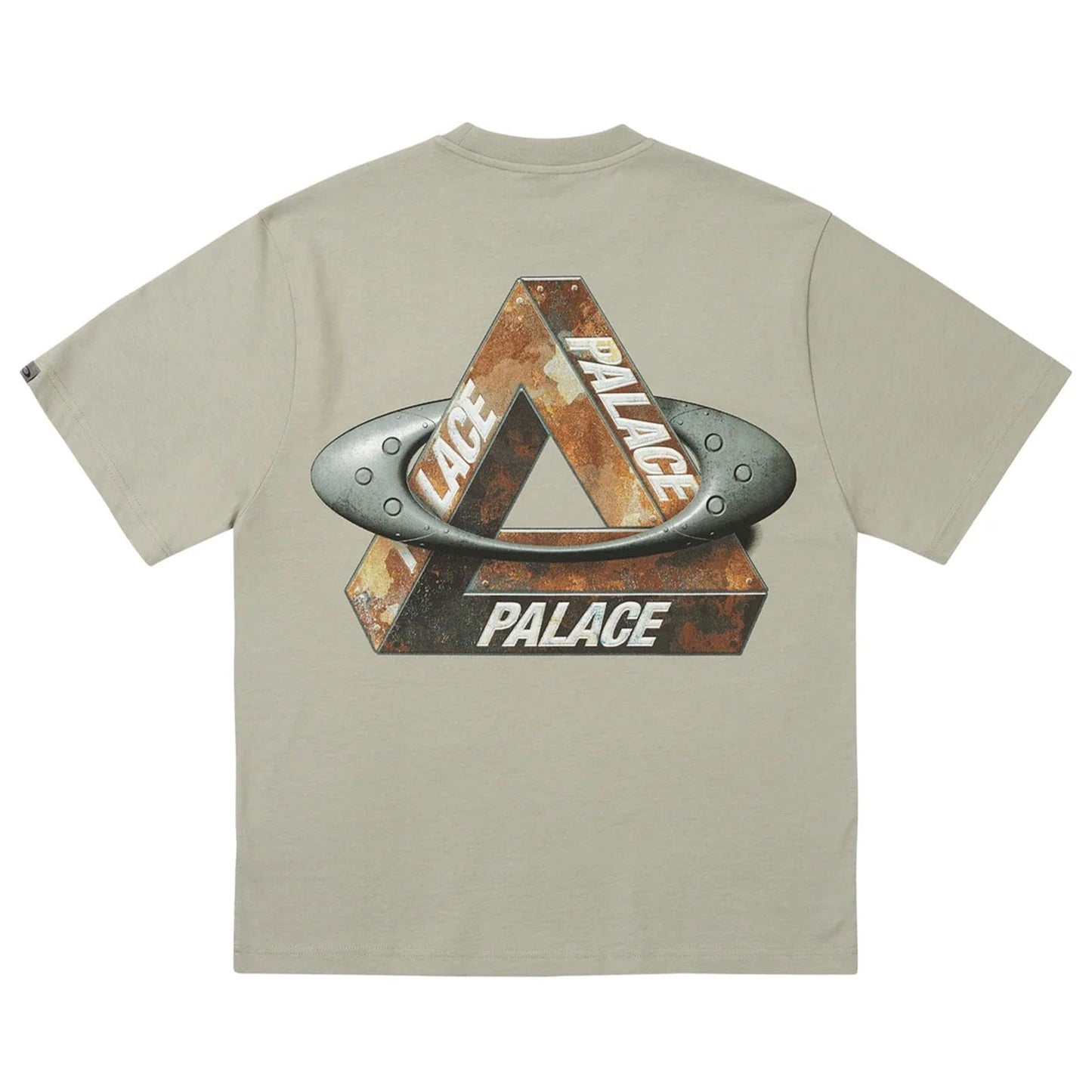 Palace x Oakley T-Shirt 'Grey' — XXS — Side View