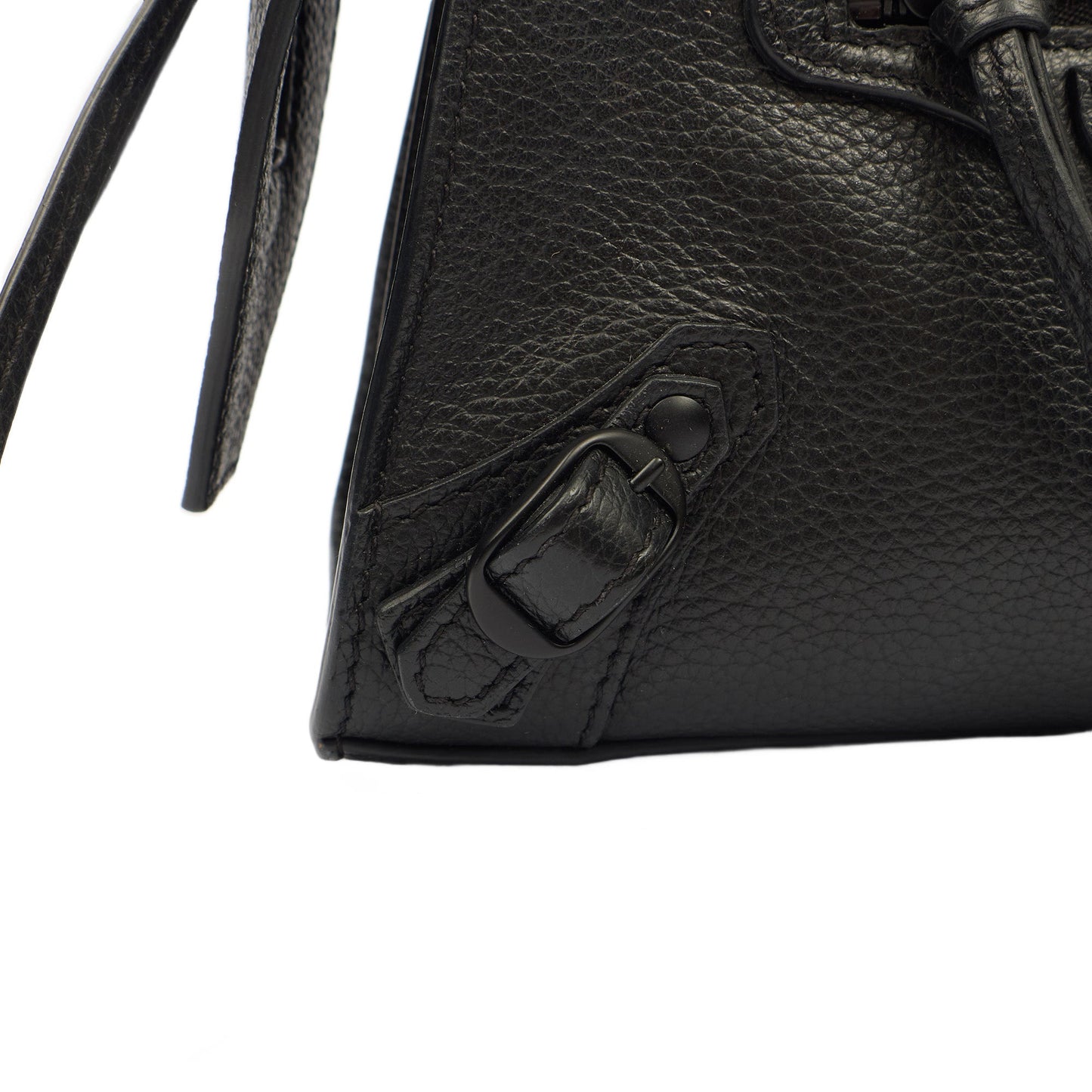 Balenciaga Cross Body Neo Classic- Nano in Black, Veau (Calfskin) — Lifestyle View