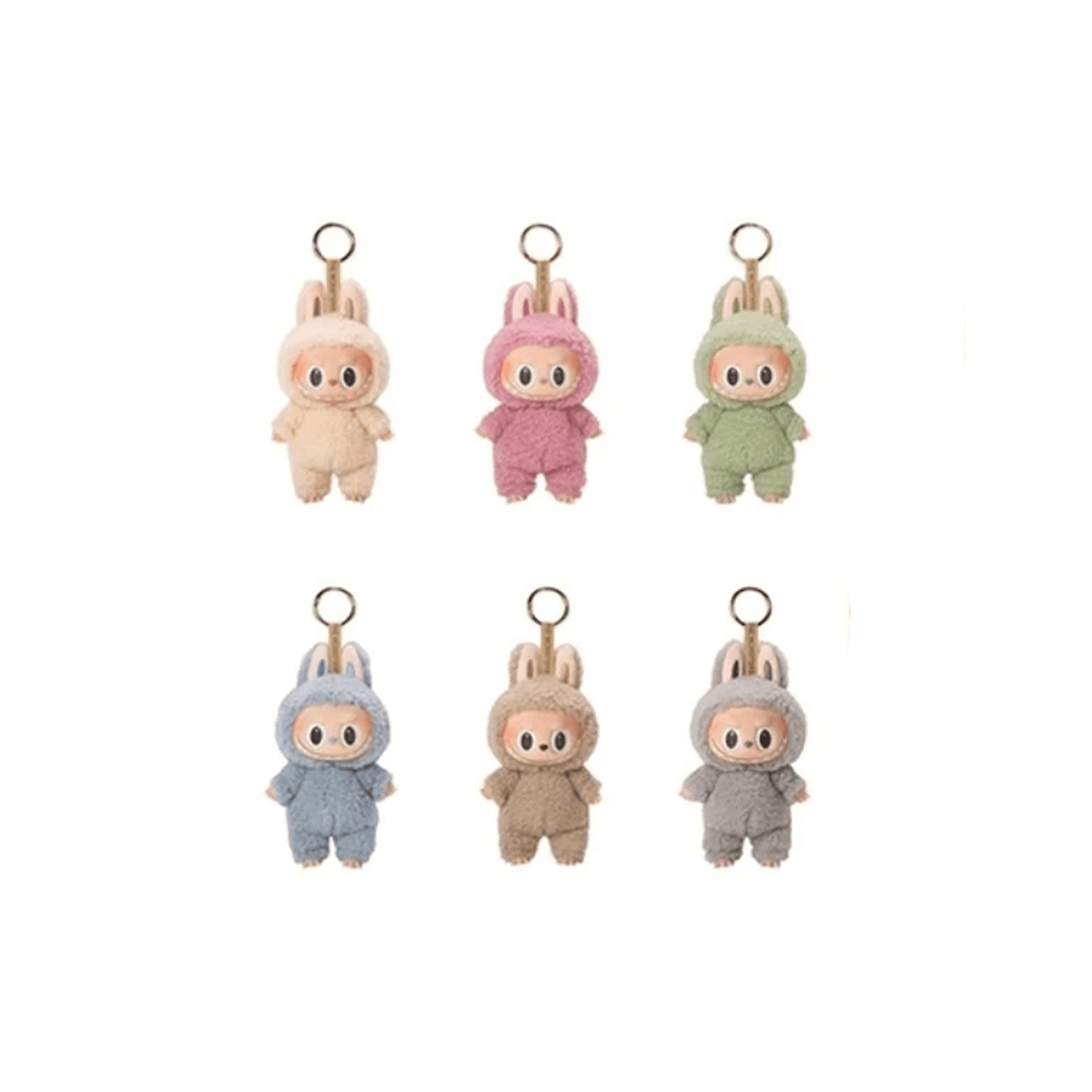 Pop Mart Labubu The Monsters Exciting Macarons Vinyl Face Sealed Case (6 Blind Boxes) — Back View