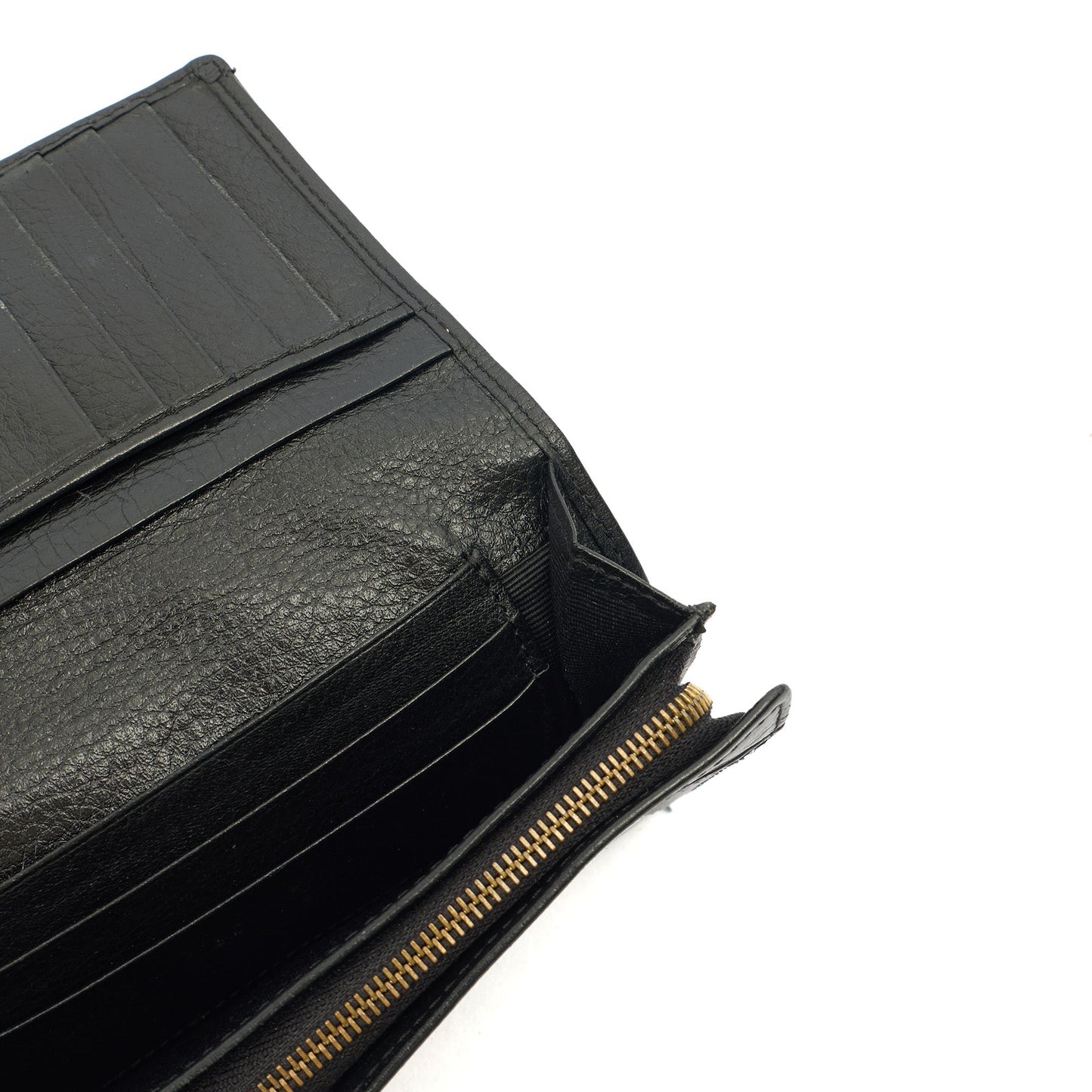 Mulberry Wallet Wallet in Amber, Leather — Lifestyle View