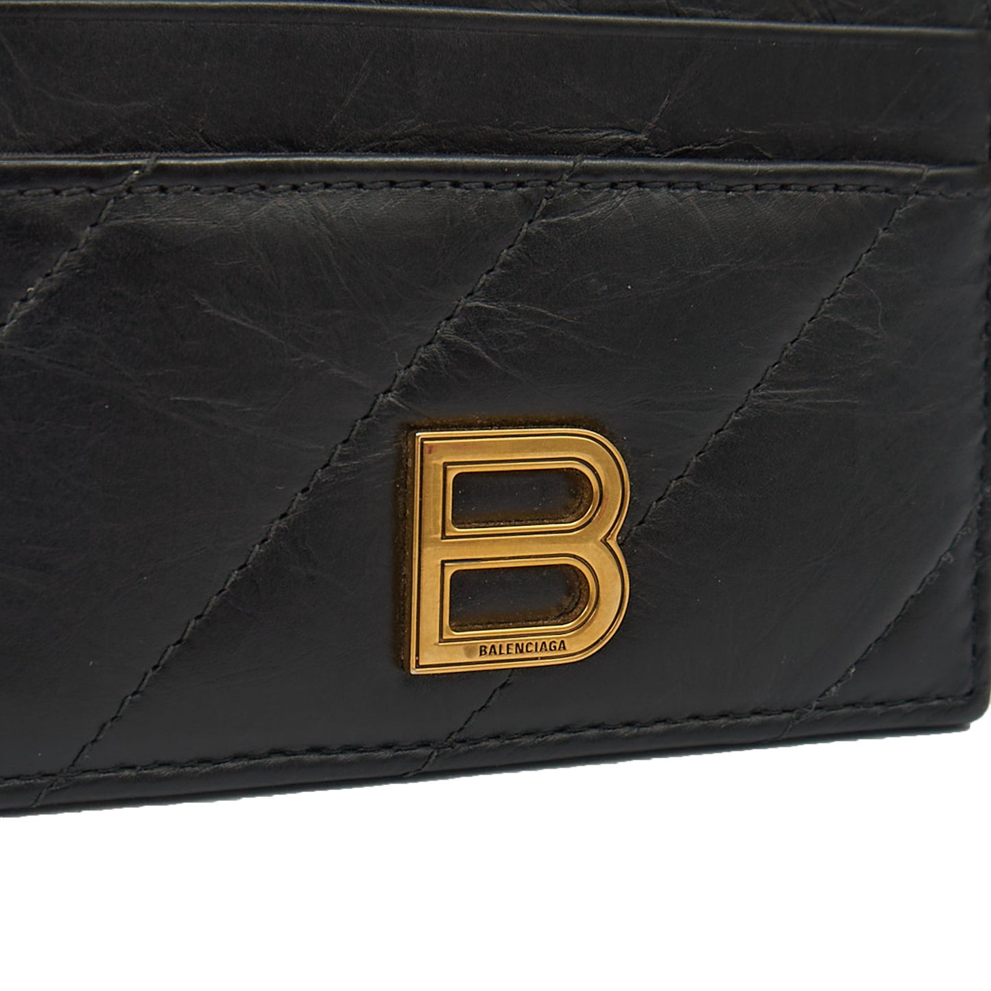 Balenciaga Card Holder Neo Classic Card Holder in Black, Leather — Lifestyle View