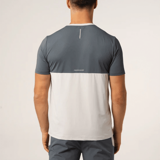 Reprimo Flight T-Shirt 'Vapor Blue Turbulence' — XXS — Side View