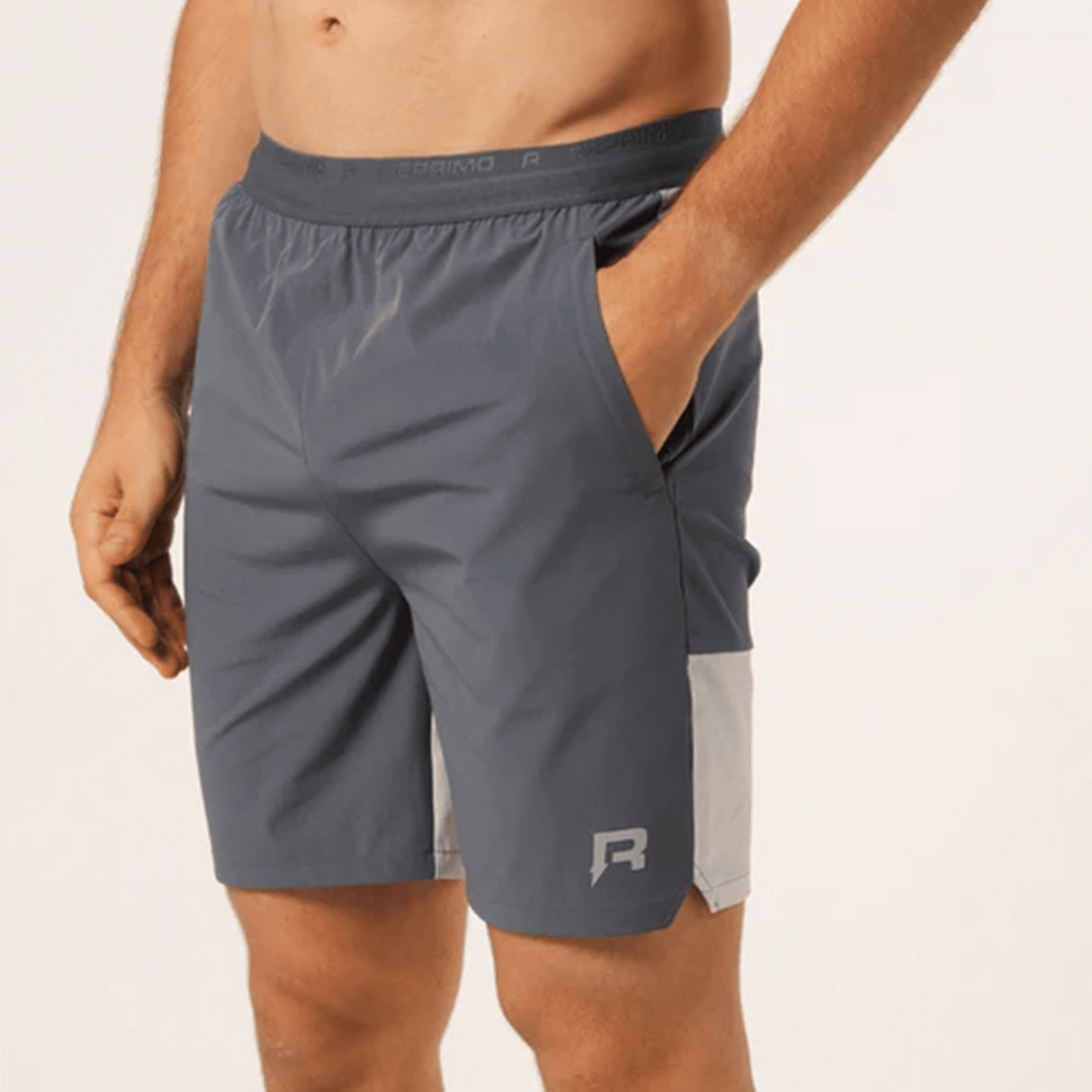 Reprimo Flight Shorts 'Vapor Blue Turbulence' — XXS — Back View