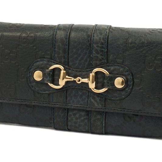 Gucci Purse Marmont Purse in Navy, Leather — Side View