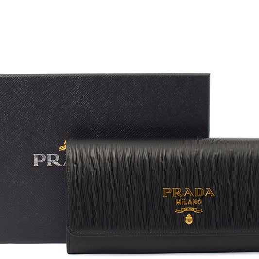 Prada Cross Body Shoulder Bag in Black, Leather — Side View