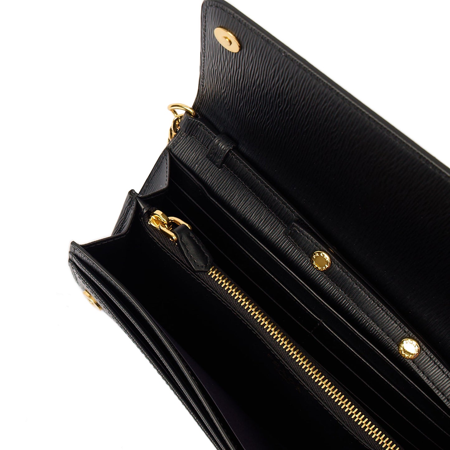 Prada Cross Body Shoulder Bag in Black, Leather — Alternate View 8