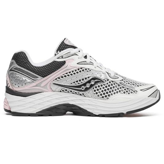 Saucony Progrid Omni 9 'Silver Pink' — UK 1 — Side View