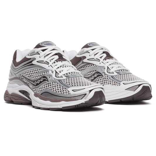 Saucony Progrid Omni 9 'White Brown' — UK 1 — Side View