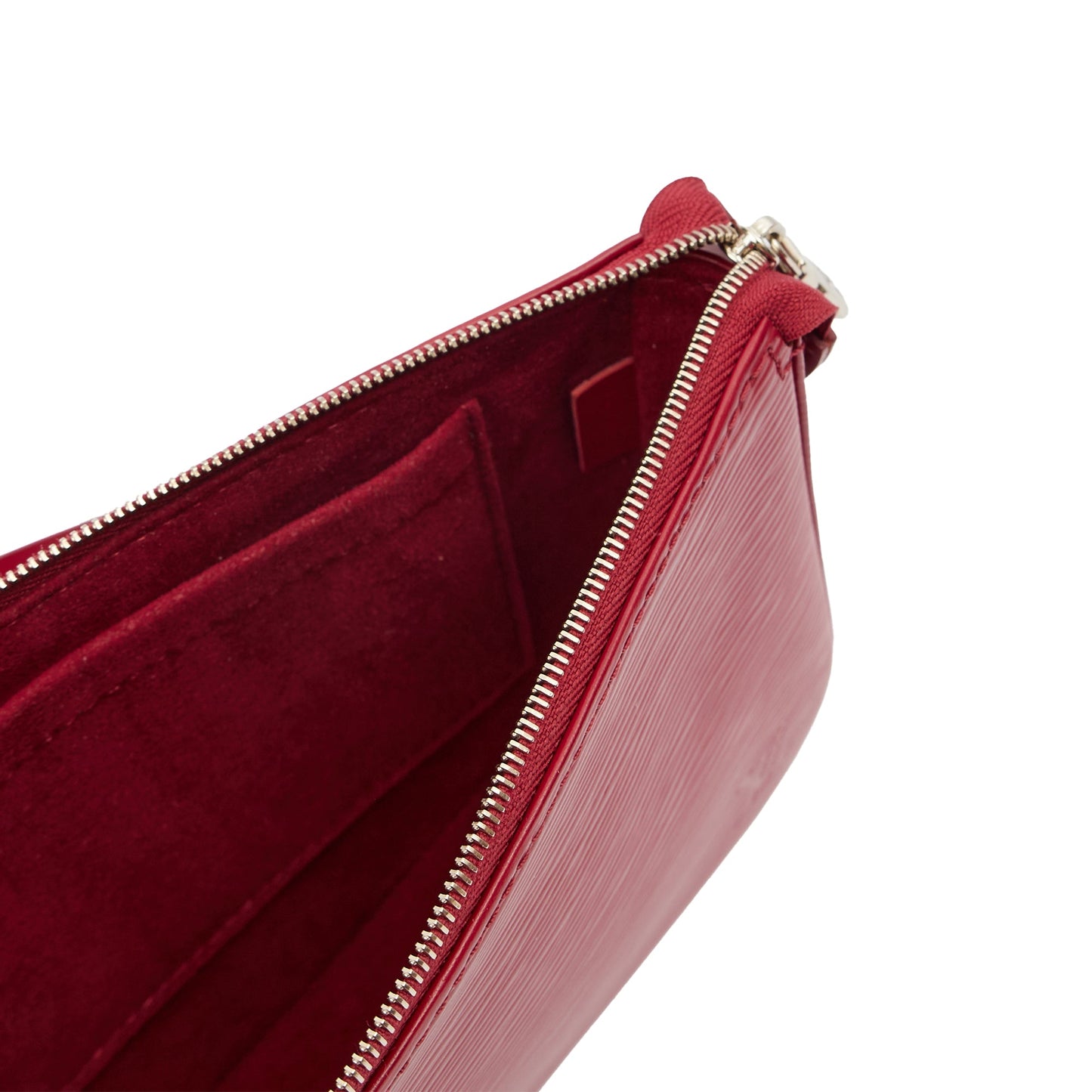 Louis Vuitton Mini Bag Pochette in Red, Epi Leather — Alternate View 7